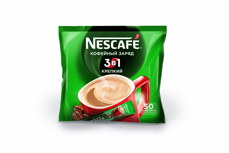 Nescafe 3 V 1 Krepkij 50 Stikov Nestle